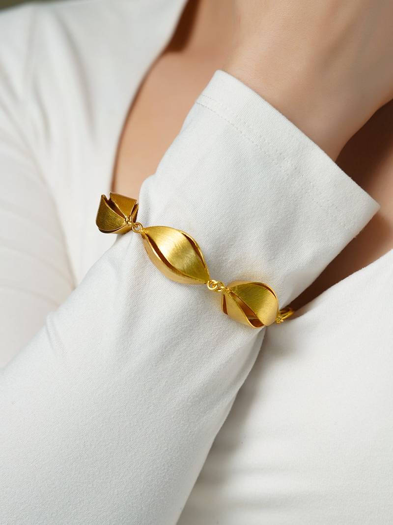 Gold plated bracelet