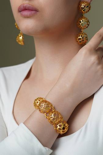 Gold plated bracelet