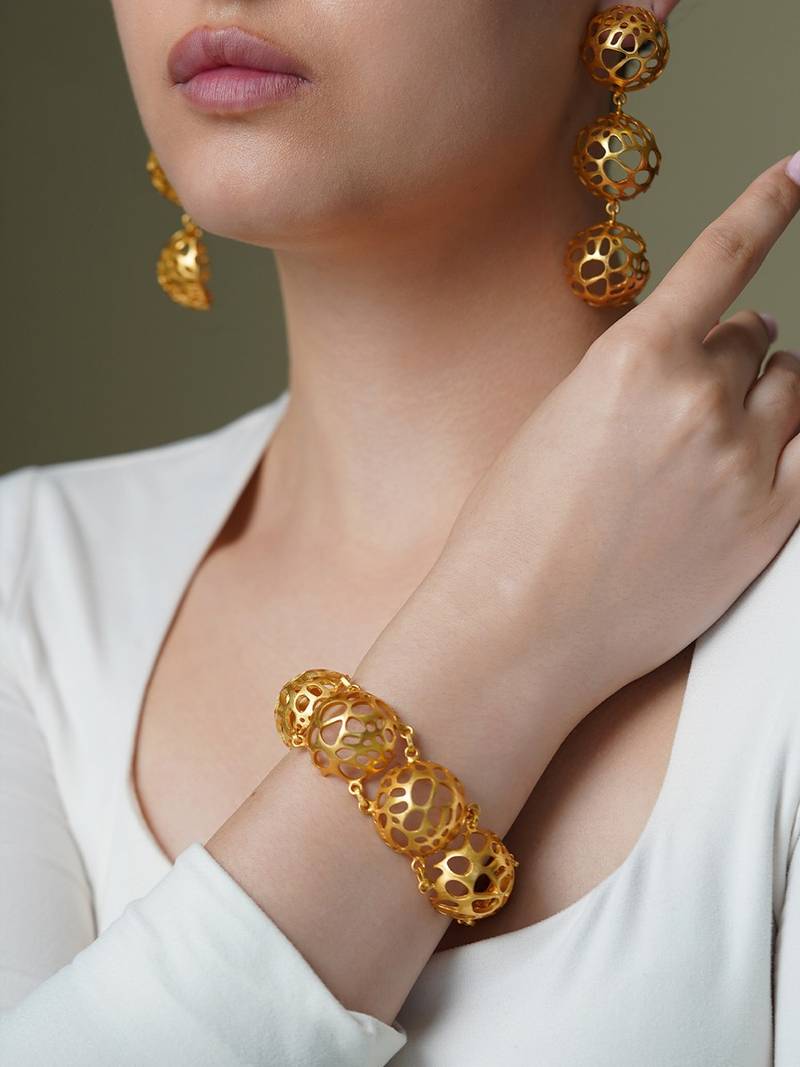 Gold plated bracelet