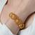 Gold plated bracelet