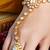 Gold plated kundan haath phool