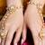 Gold plated kundan haath phool