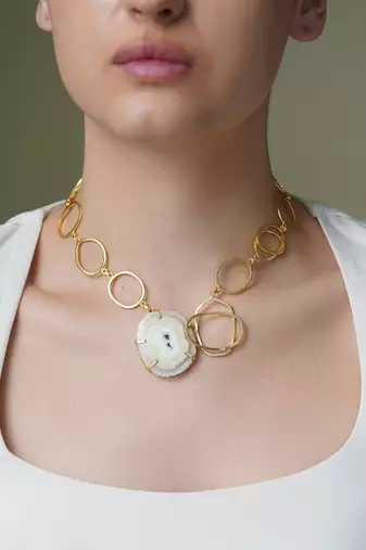 Gold plated necklace