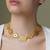 Gold plated necklace