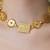 Gold plated necklace