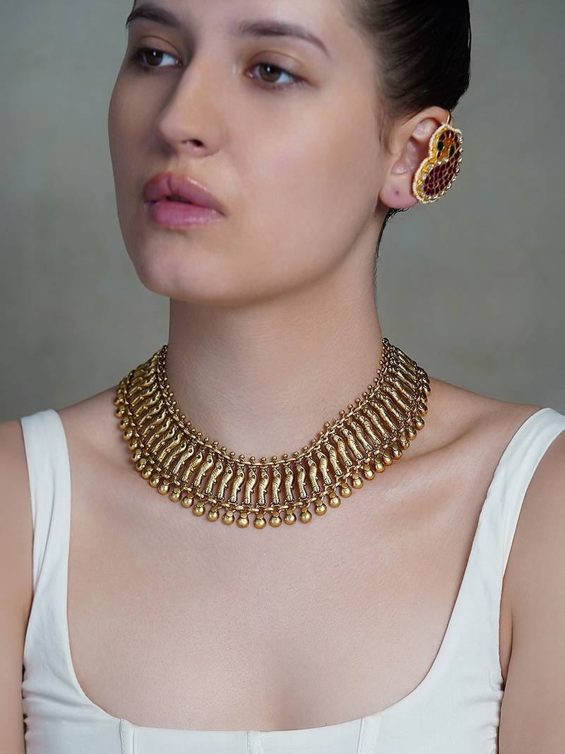 Gold plated necklace