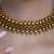 Gold plated choker necklace
