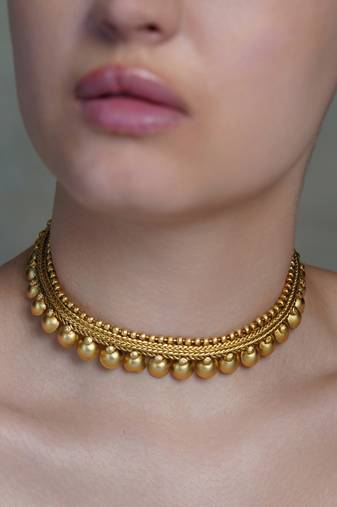 Gold plated necklace