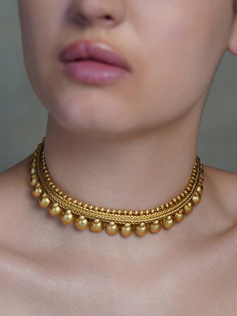 Gold plated necklace