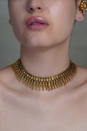 Gold plated necklace