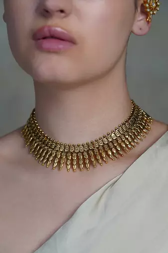 Gold plated necklace