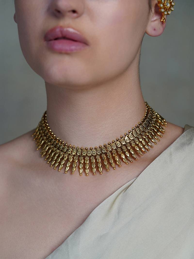 Gold plated necklace