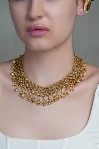 Gold plated necklace