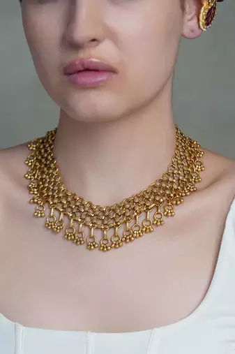 Gold plated necklace