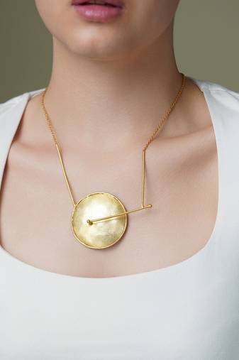 Gold plated necklace