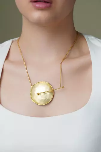 Gold plated necklace