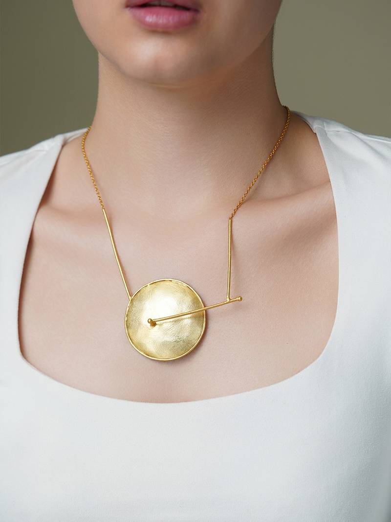 Gold plated necklace