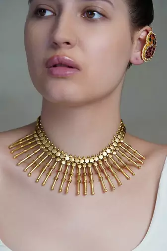 Gold plated necklace