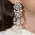Gold plated kundan pearl earrings