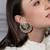 Gold plated kundan earrings
