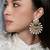 Gold plated kundan earrings