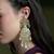 Gold plated kundan earrings