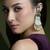 Gold plated kundan pearl earrings