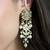 Gold plated kundan earrings