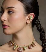 Gold plated earrings