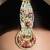 Gold plated kundan multicolor maang tikka