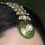 Gold plated kundan maang tikka