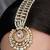Gold plated kundan maang tikka