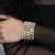 Gold plated kundan bracelet