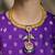 Gold plated kundan necklace