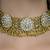 Gold plated kundan necklace