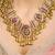 Gold plated kundan Multicolor necklace