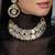 Gold plated kundan necklace