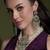 Gold plated kundan multicolor necklace set