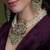 Gold plated kundan multicolor necklace set