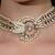 Gold plated kundan pearl necklace set