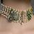 Gold plated kundan multicolor necklace set