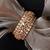 Gold plated kundan bangle