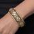 Gold plated kundan bangles