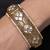 Gold plated kundan bangles