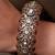 Gold plated kundan bangle
