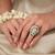 Gold plated kundan ring