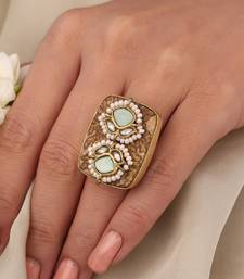 Gold plated ring
