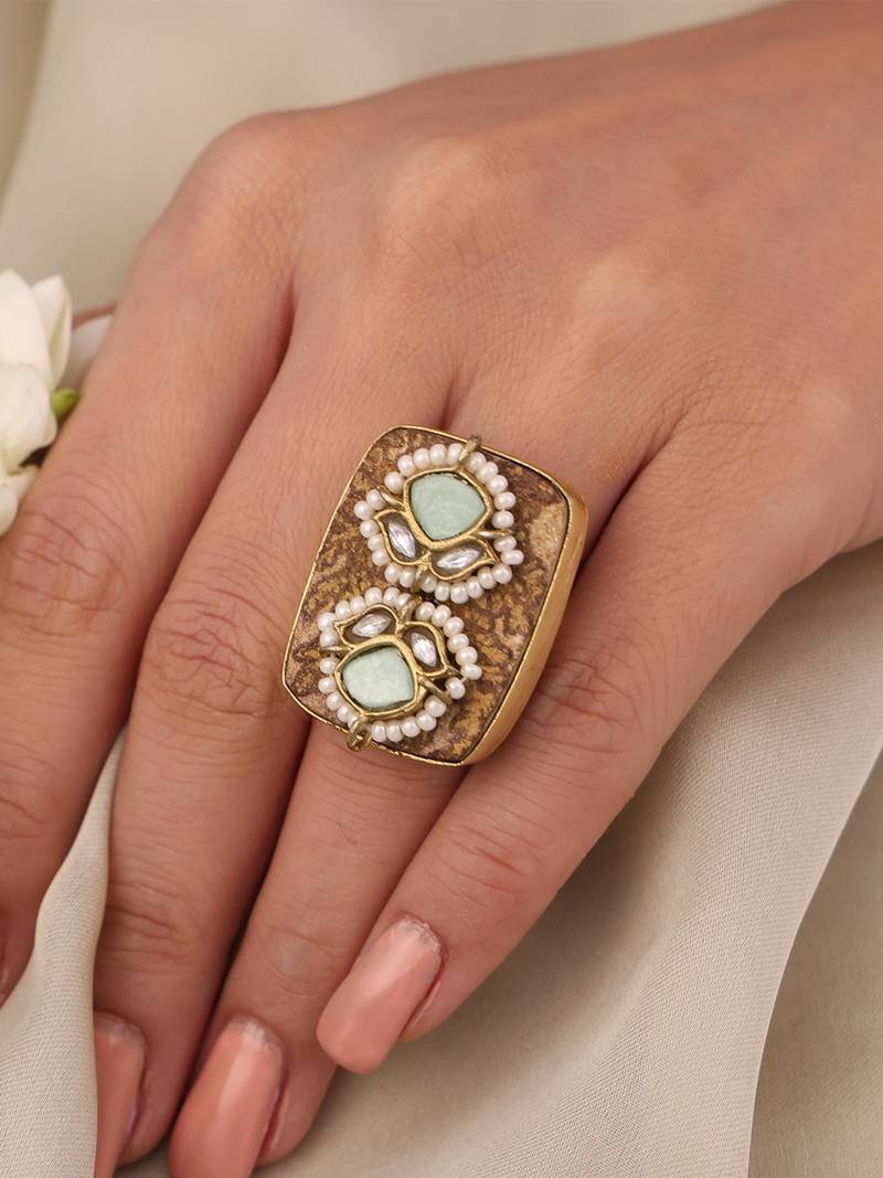 Gold plated ring
