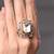 Gold plated kundan ring