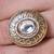Gold plated kundan ring